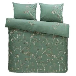 Comfort Dekbedovertrek Muriel - Groen - 200x200/220 Cm -Leen Bakker Winkel 31104676 0103