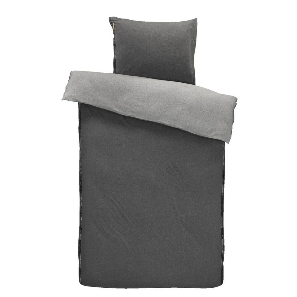 Walra Dekbedovertrek Casual Beauty - Grijs - 140x200/220 Cm 3 Walra Dekbedovertrek Casual Beauty - Grijs - 140x200/220 Cm