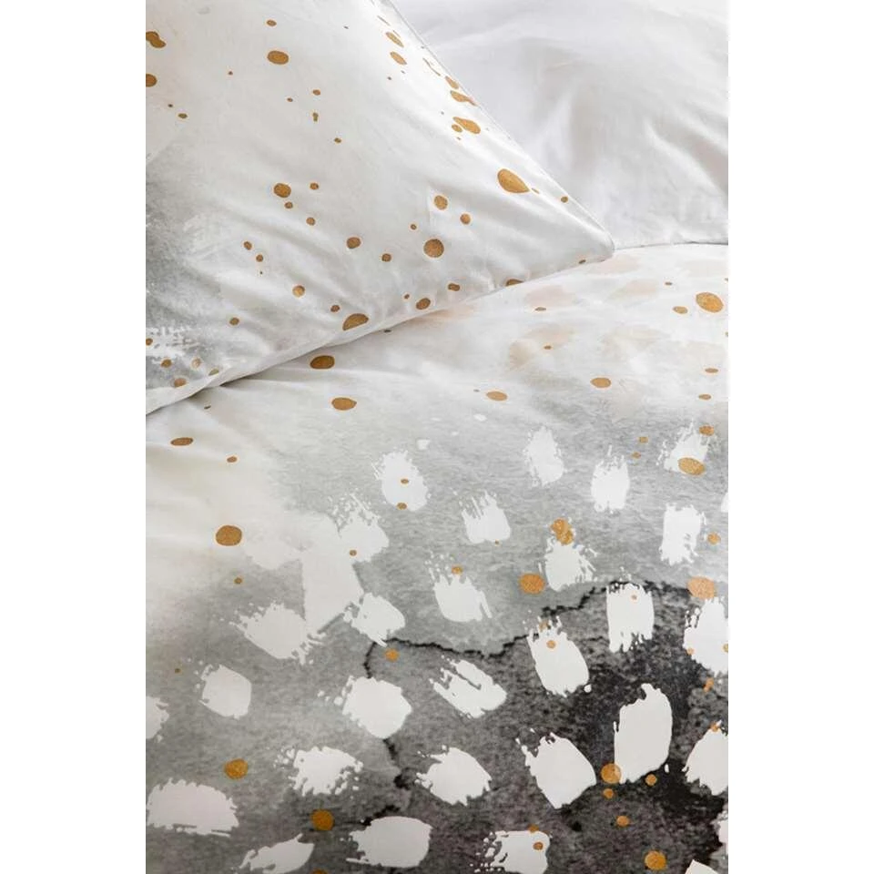 Walra Dekbedovertrek Golden Canvas - Wit - 200x200/220 Cm 5 Walra Dekbedovertrek Golden Canvas - Wit - 200x200/220 Cm - Afbeelding 3