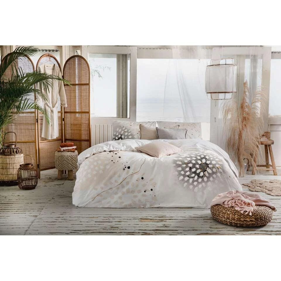 Walra Dekbedovertrek Golden Canvas - Wit - 200x200/220 Cm 6 Walra Dekbedovertrek Golden Canvas - Wit - 200x200/220 Cm - Afbeelding 4