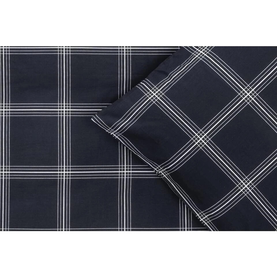 Dekbedovertrek Brussel - Blauw - 240x200/220 Cm 4 Dekbedovertrek Brussel - Blauw - 240x200/220 Cm - Afbeelding 2