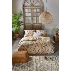 Walra Dekbedovertrek Wild Animal - Toffee - 200x200/220 Cm -Leen Bakker Winkel 31105477 9051