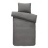 Walra Dekbedovertrek Vintage Cotton - Grijs - 140x200/220 Cm -Leen Bakker Winkel 31105566