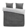 Walra Dekbedovertrek More Dashes - Antraciet - 240x200/220 Cm -Leen Bakker Winkel 31105586