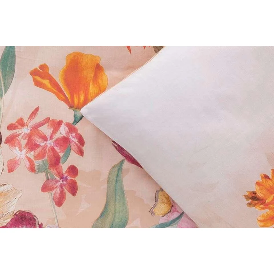 Comfort Dekbedovertrek Rosalinde Bloemen - Multicolour - 200x200/220 Cm 4 Comfort Dekbedovertrek Rosalinde Bloemen - Multicolour - 200x200/220 Cm - Afbeelding 2