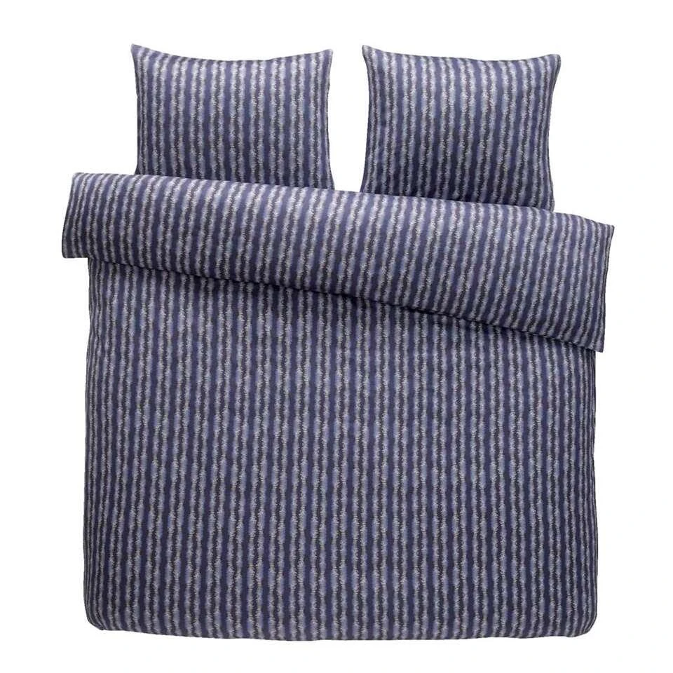 Royal Dekbedovertrek Newark - Blauw - 240x220/250 Cm 3 Royal Dekbedovertrek Newark - Blauw - 240x220/250 Cm