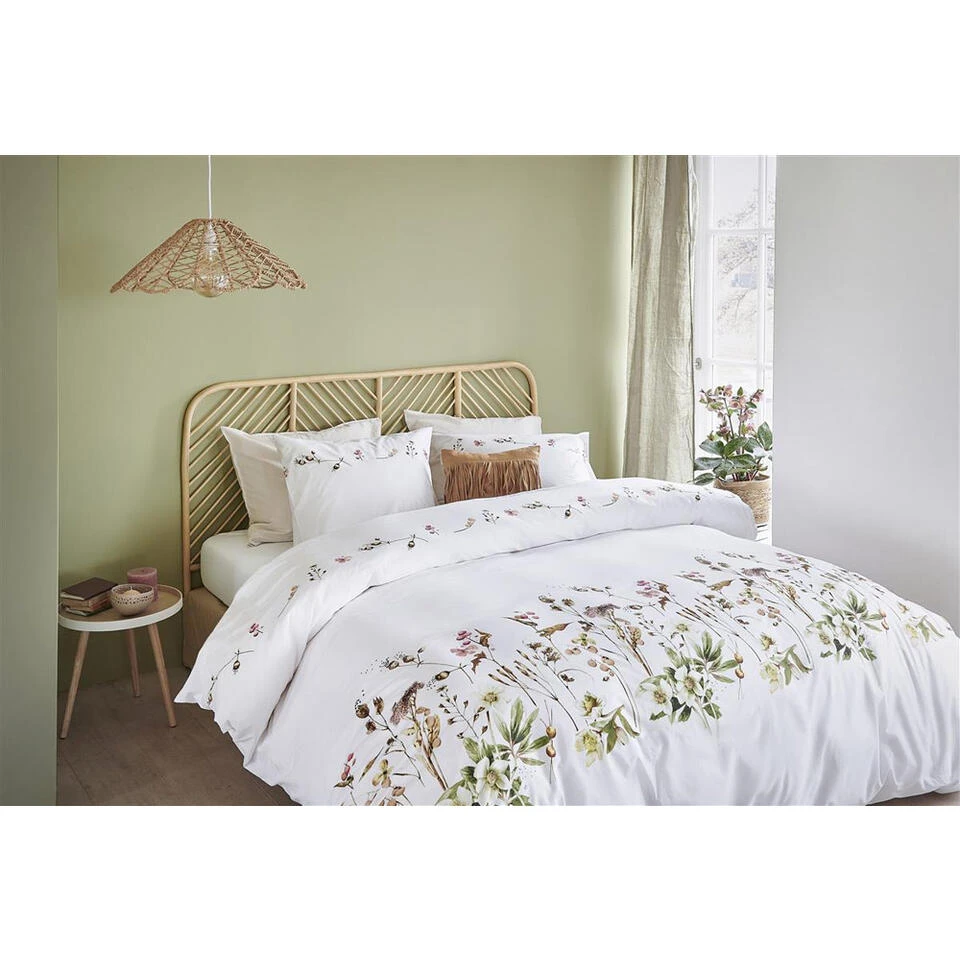 Royal Marjolein Bastin Dekbedovertrek Graceful Bloemen - Wit - 240x200/220 Cm 5 Royal Marjolein Bastin Dekbedovertrek Graceful Bloemen - Wit - 240x200/220 Cm - Afbeelding 3