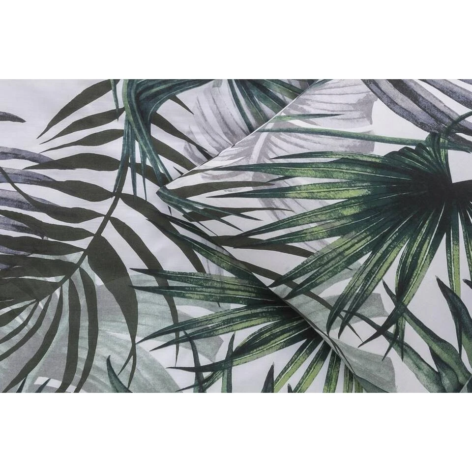 Comfort Dekbedovertrek Paloma Botanisch - Groen - 200x200/220 Cm 6 Comfort Dekbedovertrek Paloma Botanisch - Groen - 200x200/220 Cm - Afbeelding 4