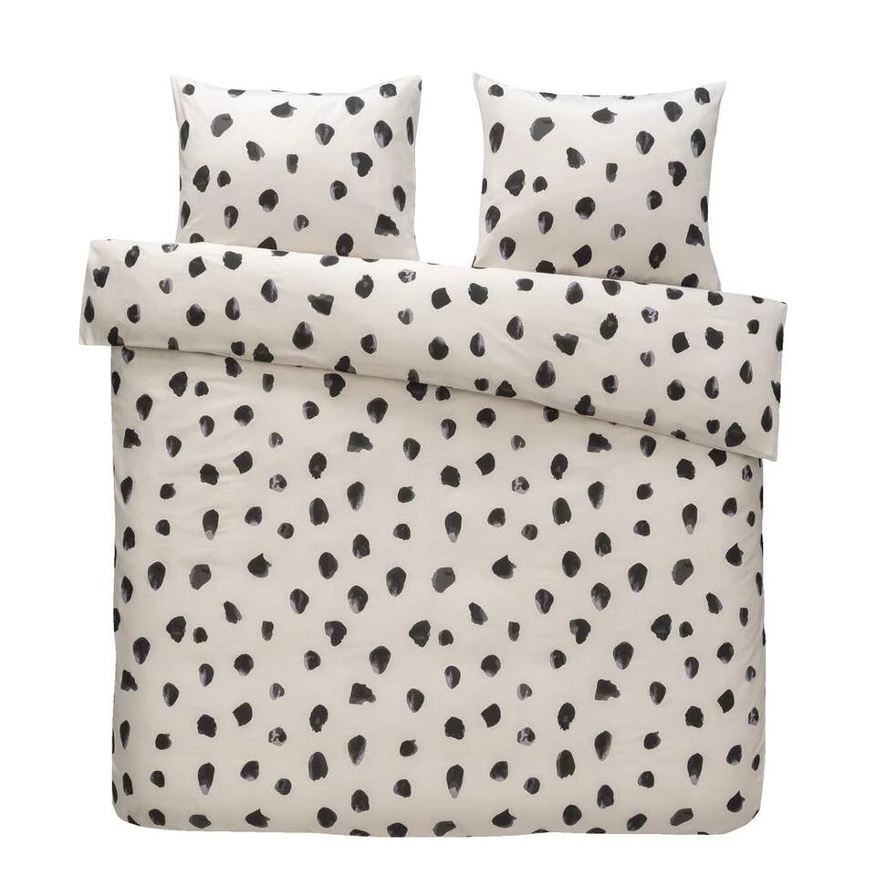 Dekbedovertrek Joric - Beige - 200x220 Cm 3 Dekbedovertrek Joric - Beige - 200x220 Cm