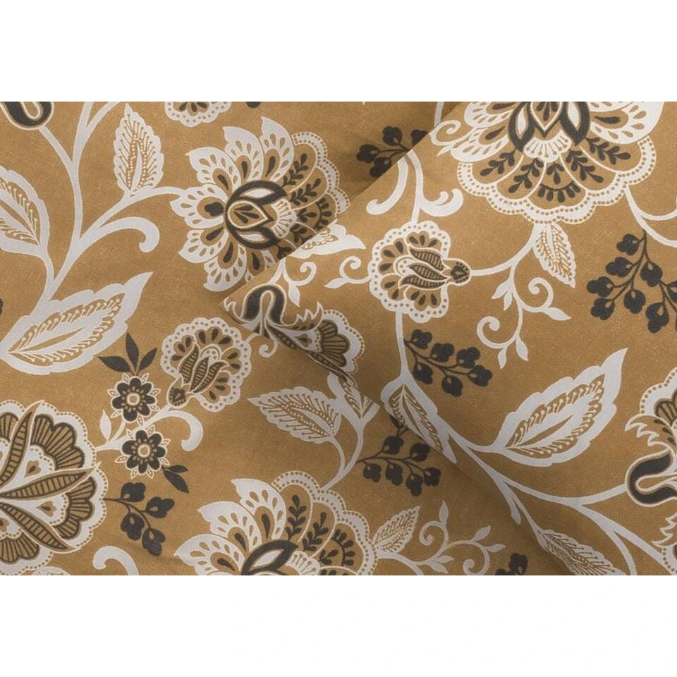 Dekbedovertrek Linea Botanisch - Oker - 240x220 Cm 4 Dekbedovertrek Linea Botanisch - Oker - 240x220 Cm - Afbeelding 2