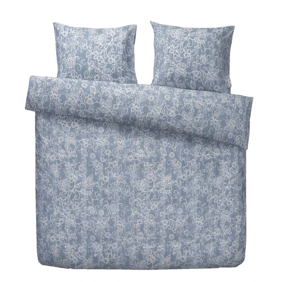 Dekbedovertrek Kari Botanisch - Blauw - 200x220 Cm 3 Dekbedovertrek Kari Botanisch - Blauw - 200x220 Cm