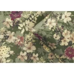 Dekbedovertrek Nenna Bloemen - Groen - 200x220 Cm -Leen Bakker Winkel 31106060 9000