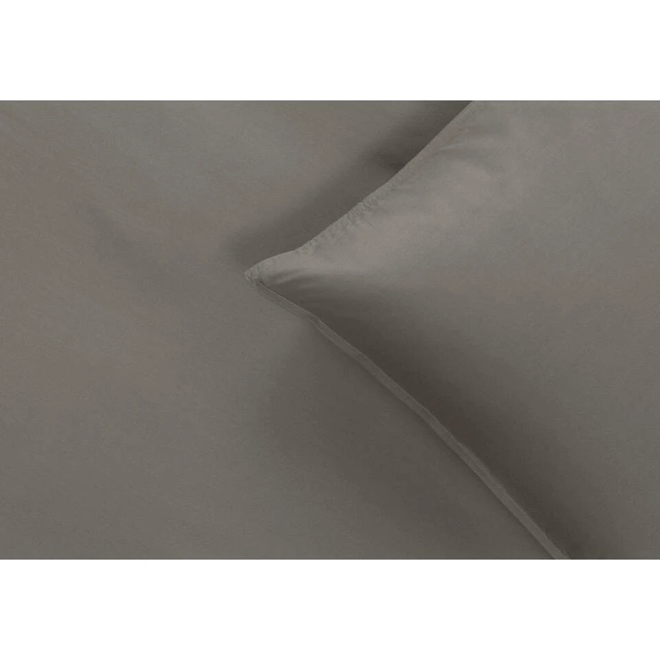Comfort Dekbedovertrek Jorrit Effen - Antraciet - 240x200/220 Cm 4 Comfort Dekbedovertrek Jorrit Effen - Antraciet - 240x200/220 Cm - Afbeelding 2