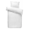 Royal Dekbedovertrek Cato Effen - Wit - 140x200/220 Cm