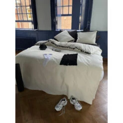 Dindi Home Dekbedovertrek Fleeky Fringes Effen - Wit - 200x200/220 Cm 9 Dindi Home Dekbedovertrek Fleeky Fringes Effen - Wit - 200x200/220 Cm -Leen Bakker Winkel 31106101 9051