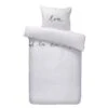 Walra - Dekbedovertrek Lively Love - 140x220 Cm - Wit -Leen Bakker Winkel 31106113