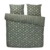 Walra - Dekbedovertrek Remade Turned Cones - 240x220 Cm - Groen -Leen Bakker Winkel 31106118