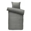 Royal Dekbedovertrek Weston Effen - Antraciet - 140x200/220 Cm