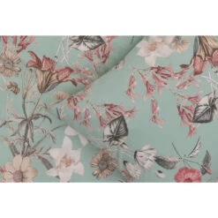 Comfort Dekbedovertrek Norah - Groen - 200x200/220 Cm -Leen Bakker Winkel 31106157 0101