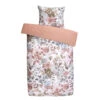 Royal Dekbedovertrek Nova Bloemen - Wit/roze - 140x200/220 Cm -Leen Bakker Winkel 31106162