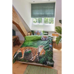 Freek Vonk Dekbedovertrek - Tijgers - 140x200 Cm 11 Freek Vonk Dekbedovertrek - Tijgers - 140x200 Cm -Leen Bakker Winkel 31106230 9050