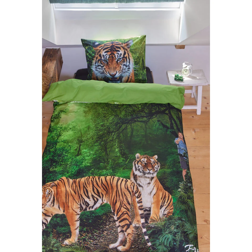 Freek Vonk Dekbedovertrek - Tijgers - 140x200 Cm 6 Freek Vonk Dekbedovertrek - Tijgers - 140x200 Cm - Afbeelding 4