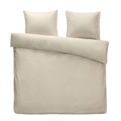 Comfort Dekbedovertrek Daan - Zand - 240x200/220 Cm