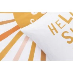 Comfort Dekbedovertrek Ella - Wit/oker - 140x200 Cm -Leen Bakker Winkel 31106278 9000