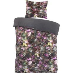 Dekbedovertrek Isabel - Antraciet - 140x200/220 Cm