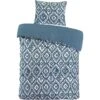 Dekbedovertrek Fez - Blauw - 140x220 Cm