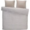 Dekbedovertrek Oxford - Taupe - 240x200/220 Cm -Leen Bakker Winkel 31106582