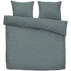 Dekbedovertrek Vedor - Grijs/blauw - 200x220 Cm