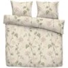 Dekbedovertrek Vera - Beige/groen - 240x220 Cm -Leen Bakker Winkel 31106735