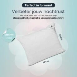 Troonz Hoofdkussen Six Bamboe - 60 X 70 Cm -Leen Bakker Winkel 316394fce6f4473e99c7124178c10900