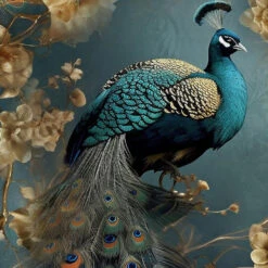 Pure Pauwen Dekbedovertrek Petrol-Lits-jumeaux (240 X 200/220 Cm) 10 Pure Pauwen Dekbedovertrek Petrol-Lits-jumeaux (240 X 200/220 Cm) -Leen Bakker Winkel 3239459053a94c7baa7105728a57d932 1