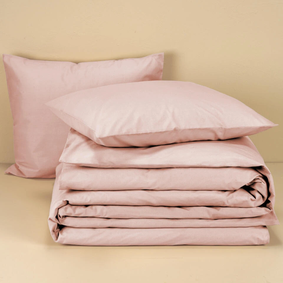 Moodit Dekbedovertrek Basil Pearl Pink - Tweepersoons - 200 X 220 Cm - Katoen 6 Moodit Dekbedovertrek Basil Pearl Pink - Tweepersoons - 200 X 220 Cm - Katoen - Afbeelding 4