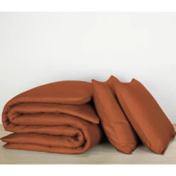 De Witte Lietaer Dekbedovertrek Katoen Satijn Olivia - 240 X 220 Cm - Bruin -Leen Bakker Winkel 32c117d664424c6b8cfbc287fea311be