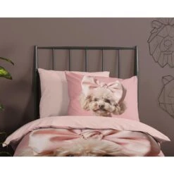 Good Morning Poedel Roxy Kinderdekbedovertrek Roze -Leen Bakker Winkel 33f251c2b59442f0949d1277557680cf