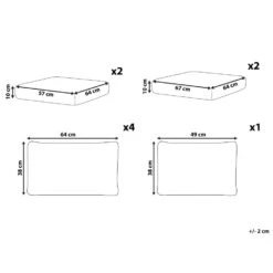 Beliani Kussenovertrek AVOLA - Grijs Polyester 8 Beliani Kussenovertrek AVOLA - Grijs Polyester -Leen Bakker Winkel 34698256cd9d4dc0af449be628298950