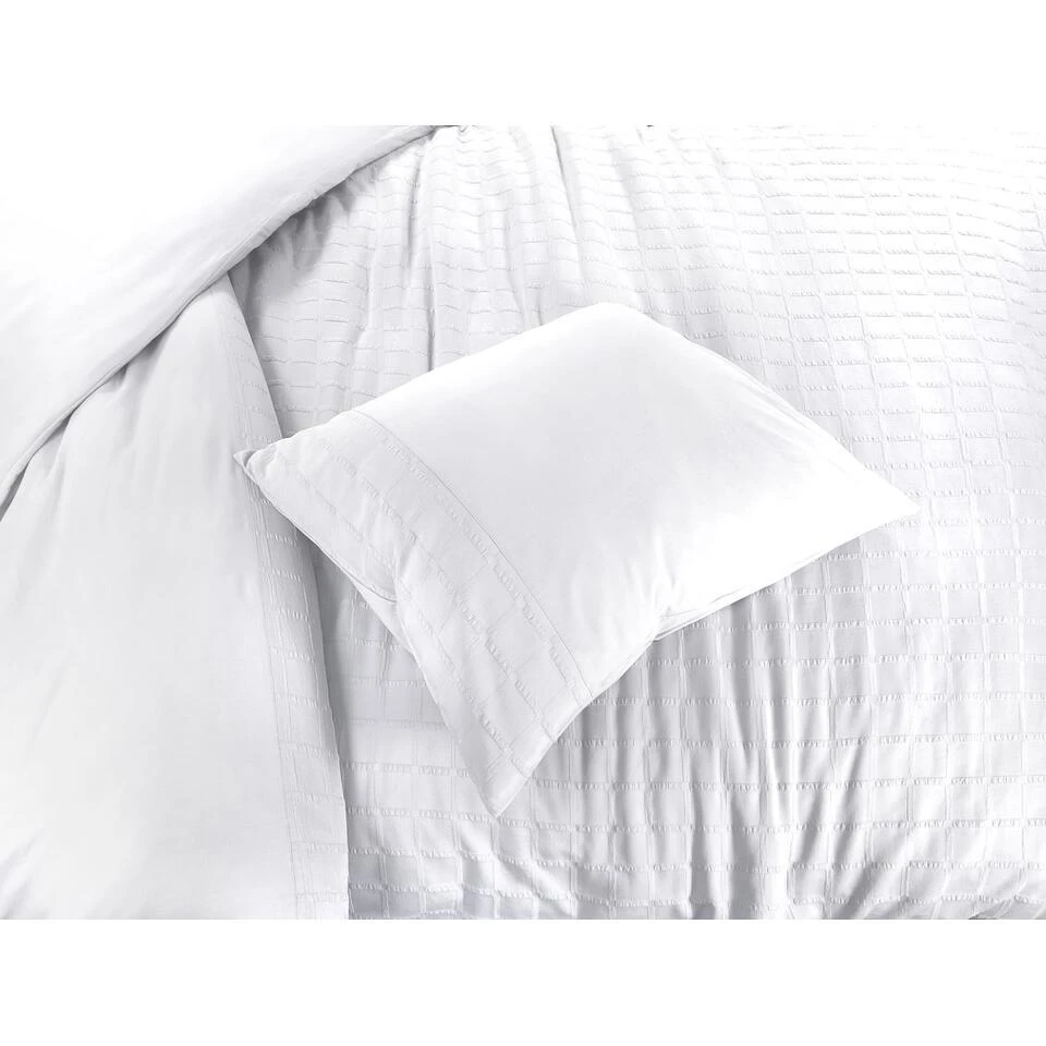 Papillon Deluxe+ Hudson Dekbedovertrek - Eenpersoons - 140x200/220 - Wit 5 Papillon Deluxe+ Hudson Dekbedovertrek - Eenpersoons - 140x200/220 - Wit - Afbeelding 3