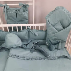 Zavelo Peuter Dekbedovertrek Royal Ruches Groen 120 X 150 Cm -Leen Bakker Winkel 37c1c25b1eed48d88e35447a2cb5ac18