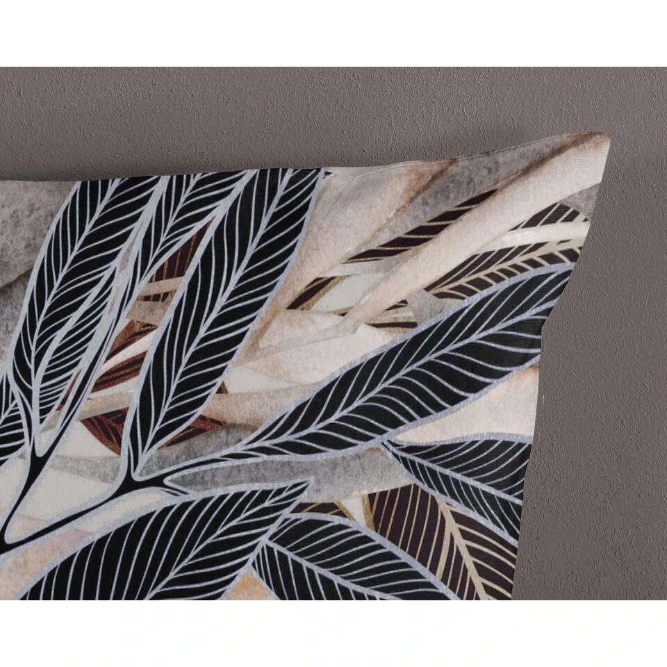 Good Morning Dekbedovertrek "veren" - Grijs - (200x200/220 Cm) - Katoen 10 Good Morning Dekbedovertrek "veren" - Grijs - (200x200/220 Cm) - Katoen - Afbeelding 8