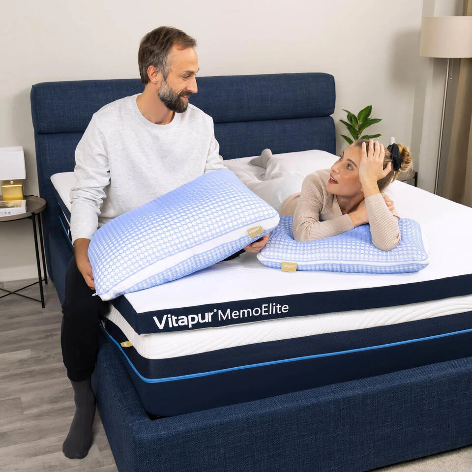 Vitapur Kussen - Hoofdkussen Nekklachten - 40x60 Cm 10 Vitapur Kussen - Hoofdkussen Nekklachten - 40x60 Cm - Afbeelding 8