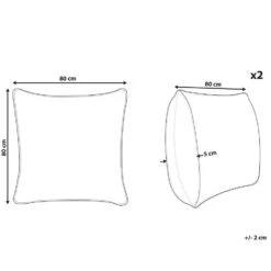 PELISTER - 2x Hoofdkussen Hoog - Wit - 80 X 80 Cm - Japara -Leen Bakker Winkel 3c820264a274408492891e57e8ac5445