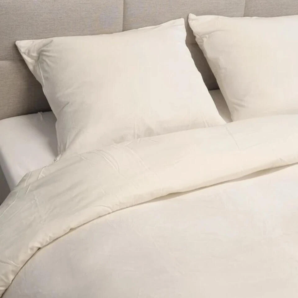 Zavelo Dekbedovertrek Velvet Comfort Ivoor-2-persoons (200 X 200/220 Cm) 5 Zavelo Dekbedovertrek Velvet Comfort Ivoor-2-persoons (200 X 200/220 Cm) - Afbeelding 3