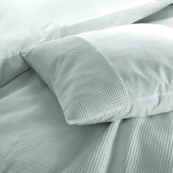 Zavelo DeLuxe Waffle Dekbedovertrek Lichtgroen-2-persoons (200 X 200/220 Cm) -Leen Bakker Winkel 454e21f2c4304d0893859b85b7ce4042