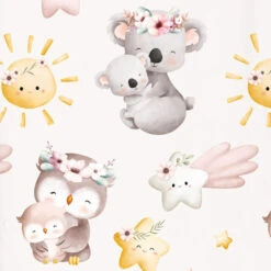 Goodmorning Peuter Koala’s En Uiltjes Dekbedovertrek Zand-Ledikant (100 X 135... -Leen Bakker Winkel 45c4162f1e9244b983c21731598bfcc7 1