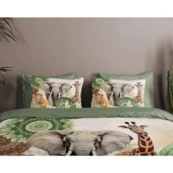 HIP Collectie Sagadar Dekbedovertrek Groen-2-persoons (200 X 200/220 Cm) 19 HIP Collectie Sagadar Dekbedovertrek Groen-2-persoons (200 X 200/220 Cm) -Leen Bakker Winkel 4698ca0b579f42b7be29efdfc53427ad