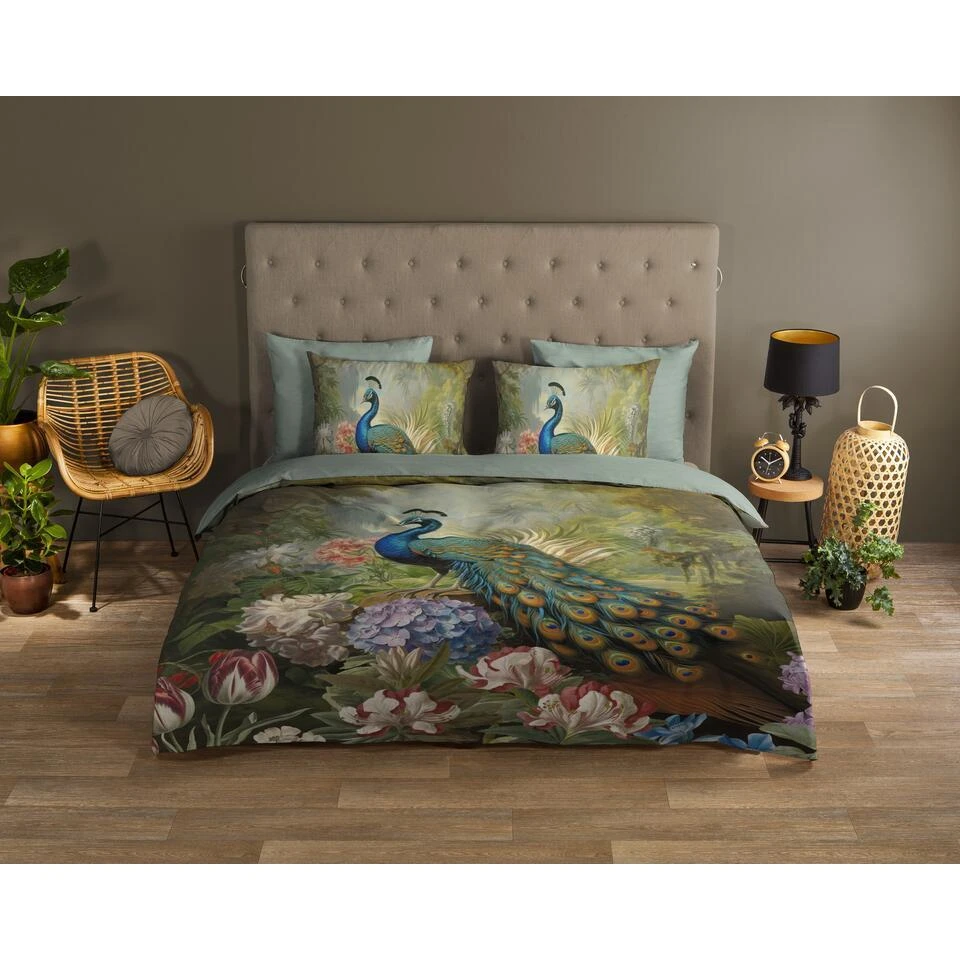 Good Morning Pauw Dekbedovertrek Multi-2-persoons (200 X 200/220 Cm) 4 Good Morning Pauw Dekbedovertrek Multi-2-persoons (200 X 200/220 Cm) - Afbeelding 2