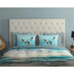 Good Morning Dekbedovertrek "strand/ Zee" - Aqua - (200x200/220 Cm) - Katoen -Leen Bakker Winkel 48697d3481bc40d286d3866685b46e3a